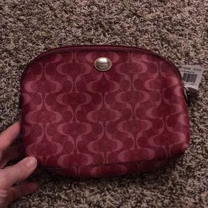 Small coach beauty bag or small clutch
